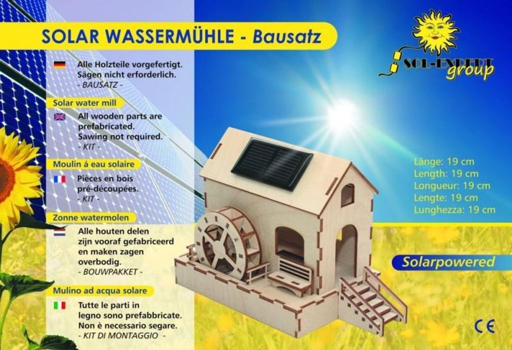 Mulino ad acqua solare Immagine del prodotto 