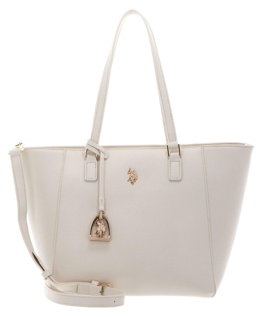 U.S. POLO ASSN. Schultertasche Jones Shopping Bag Cream Produktbild 