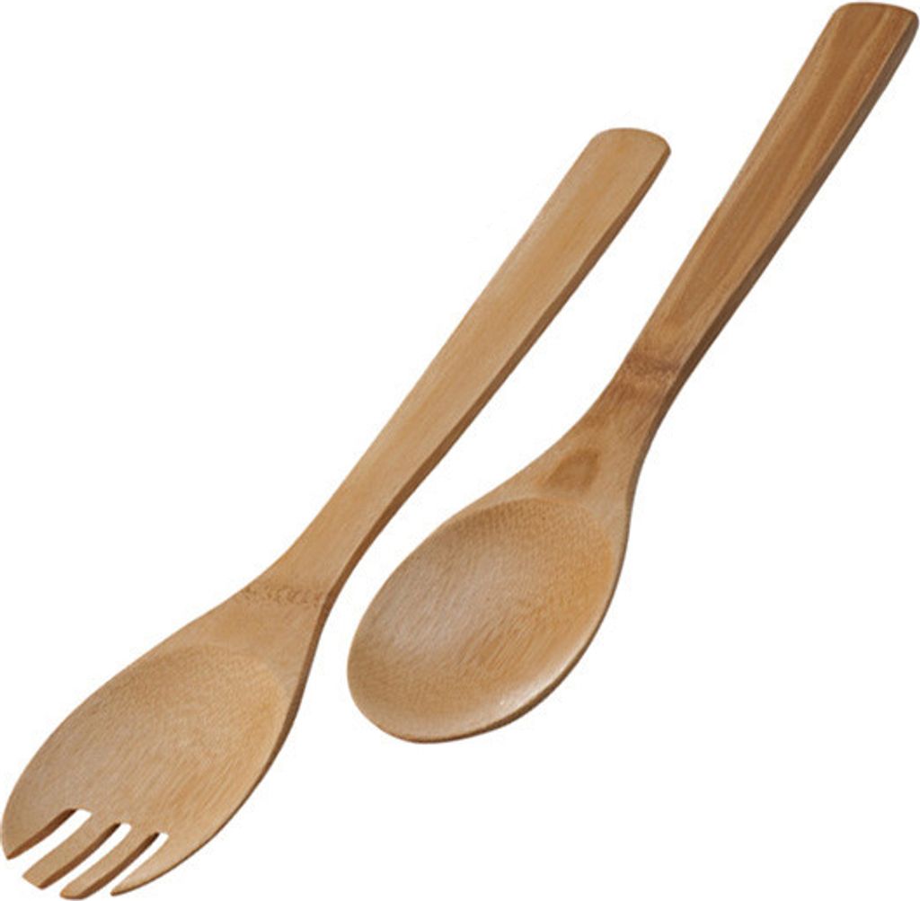 Bambussalatbesteck Set / 2-tlg. Produktbild 