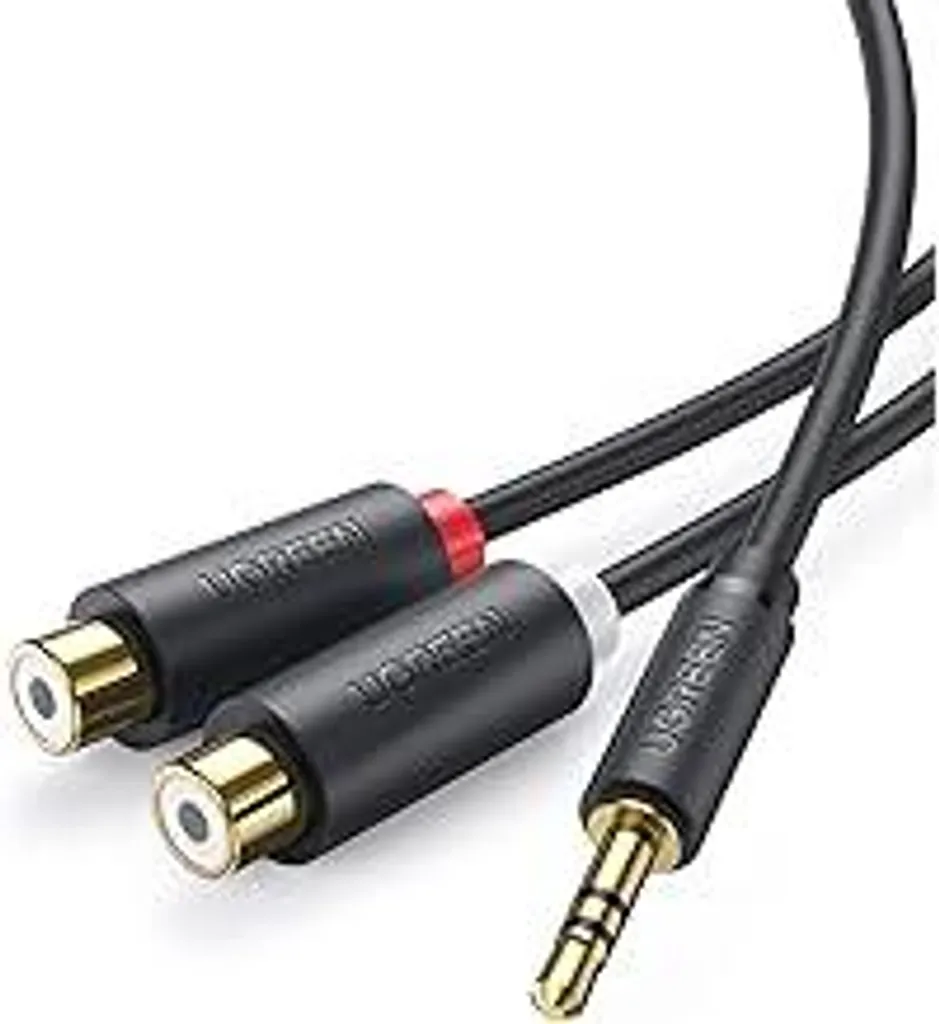 UGREEN Adattatore RCA a Jack 3.5mm Stereo - Cavo Audio HiFi Professionale