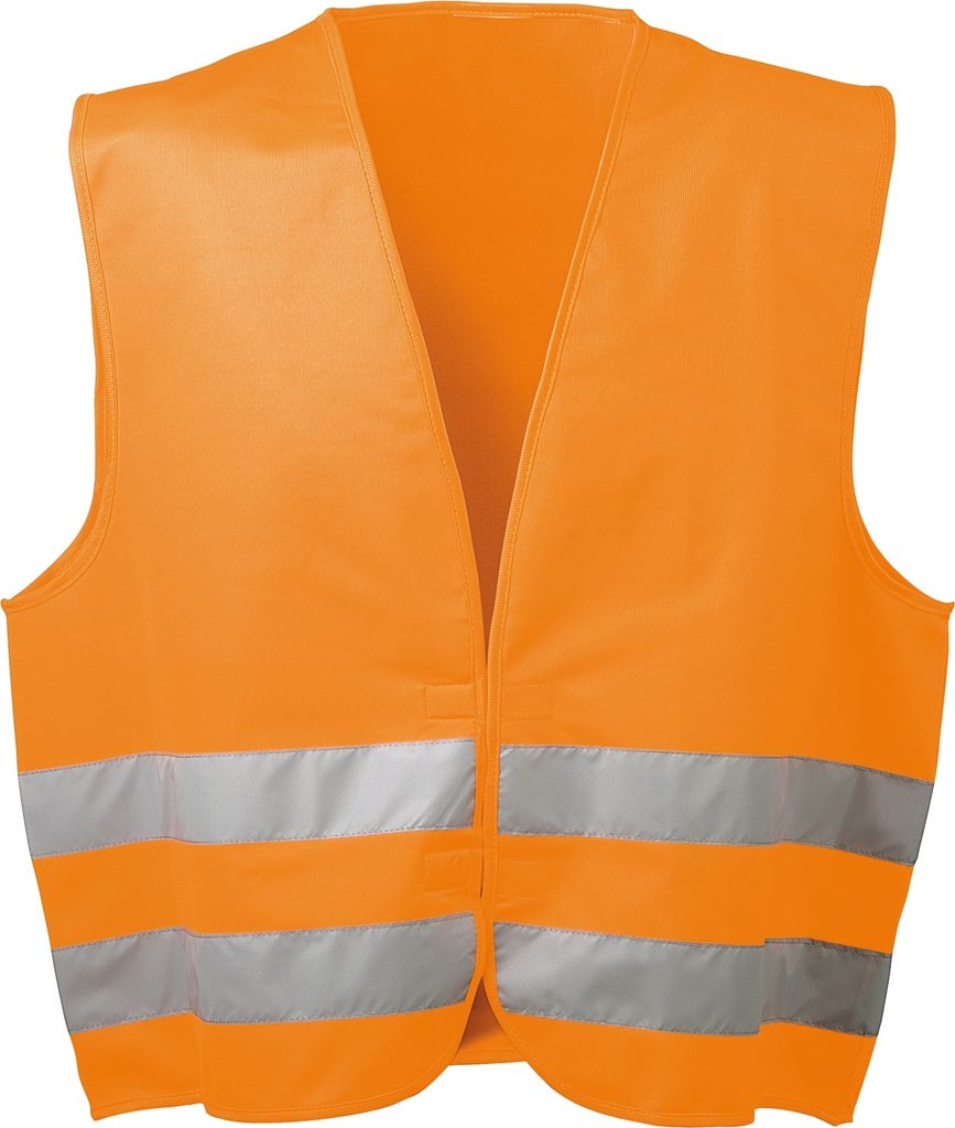 Warnweste 'Polyester', orange, EN471, CE-Cat: II, Klettverschluss