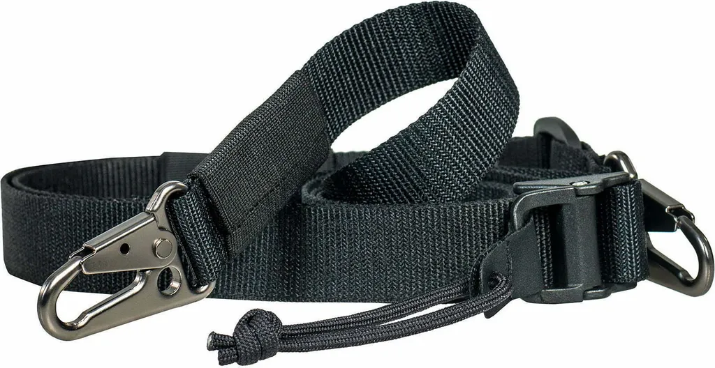 Sangle Tactique Gun Sling Tasmanian Tiger Noir pour Chasse et Tir