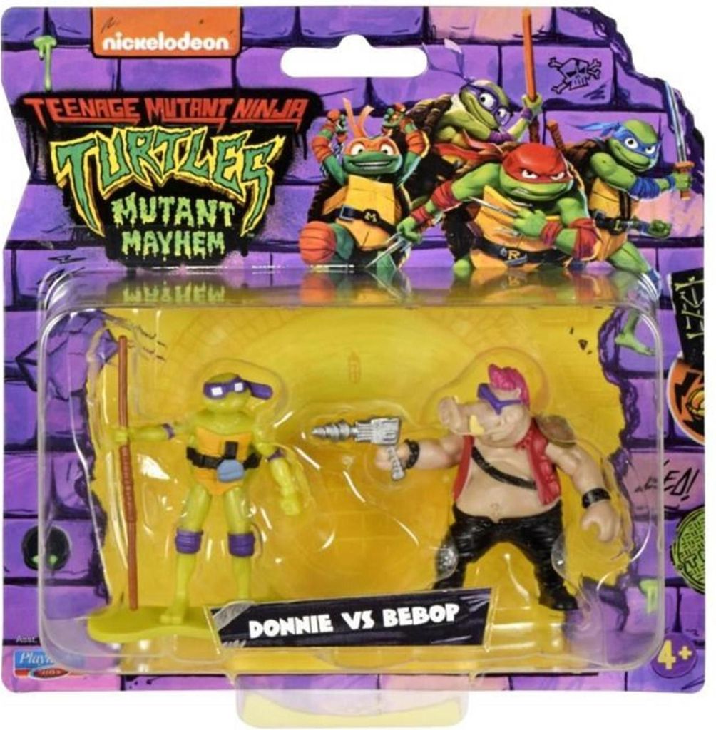 Teenage Mutant Ninja Turtles - Donnie vs. Bebop Minifigurky želvy NINGA