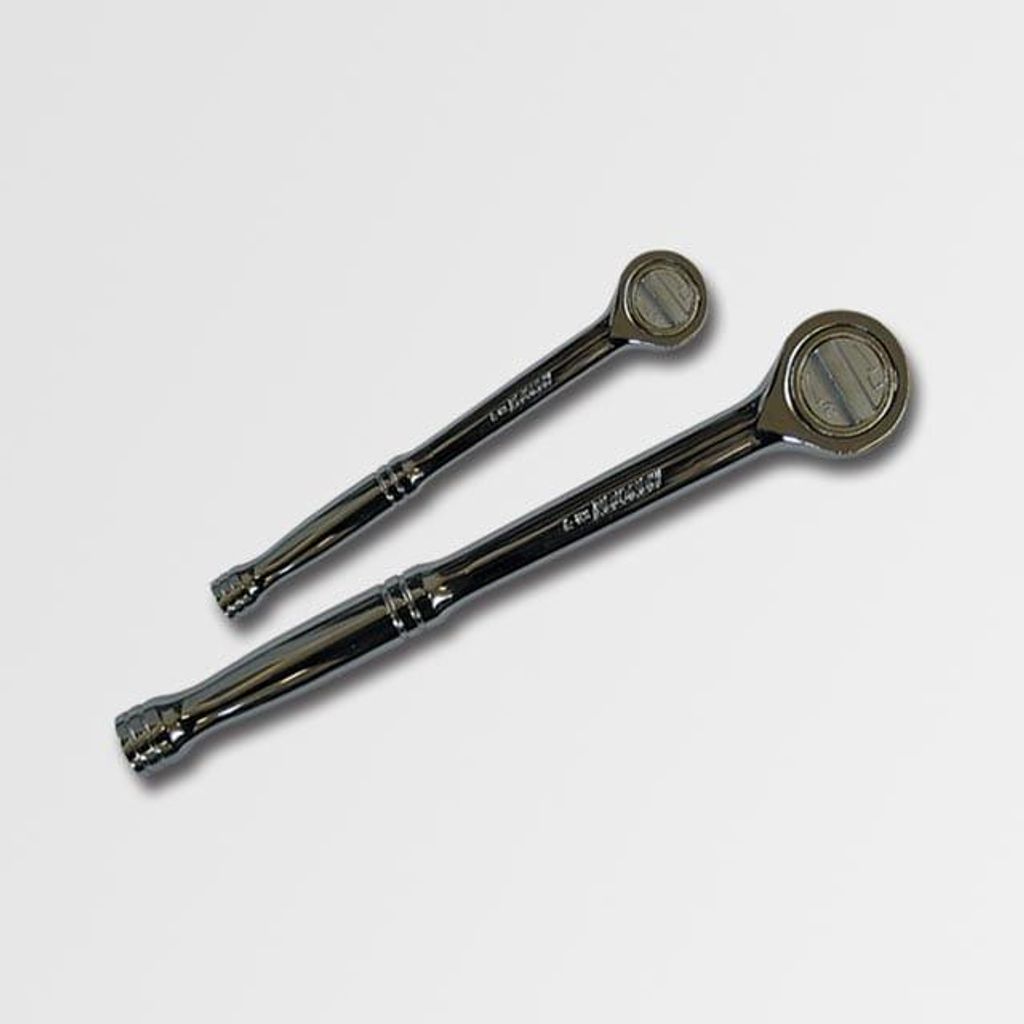 Robuste Umschaltknarre aus Chrom-Vanadium-Stahl mit 3/8 Zoll Antrieb, 45 Zähnen und 140 mm Länge