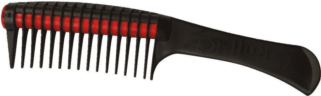 Herculess Sägemann Roll-Ka schwarz Anti-Spliss Griffkamm Produktbild 