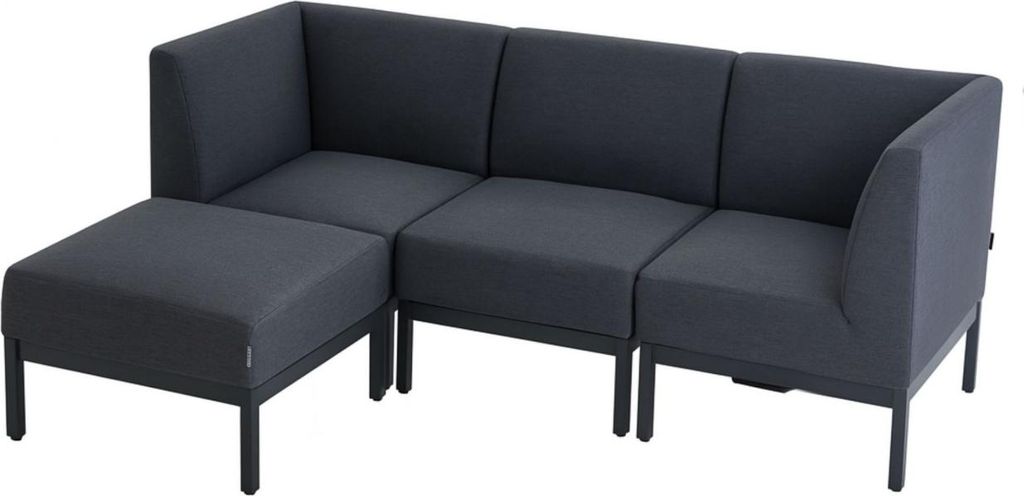 Kettler "Kettler Lounge Gartenmöbel Ecksofa PURE CITY LINE Modular 4tlg Sunbrella antr."