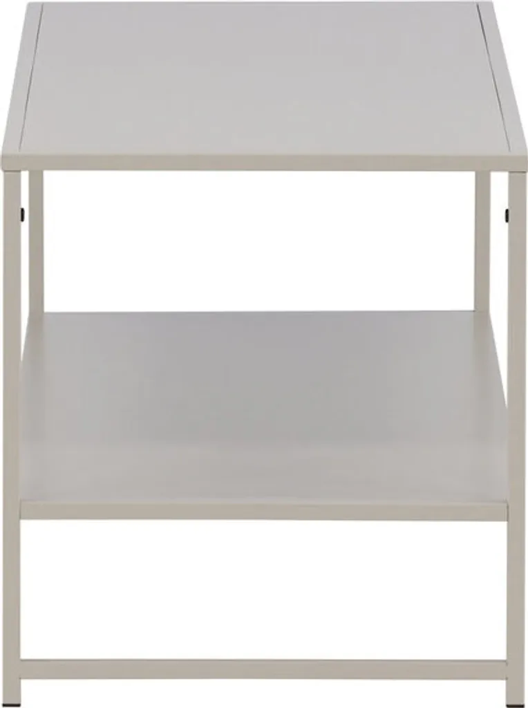 Table d'appoint beige Staal pour salon, petit meuble d'appoint chic