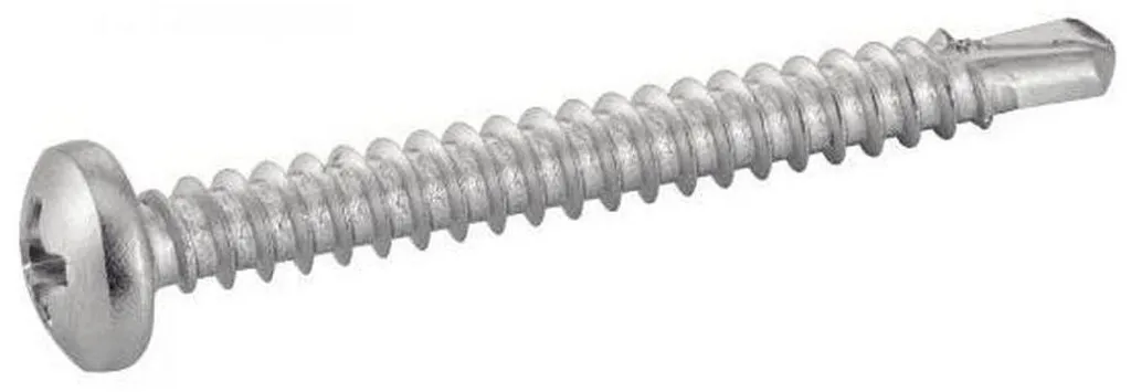 Vis Autoperceuses Inox A2 pour Métal 4.2x38 mm Phillips Lot de 200 Pièces