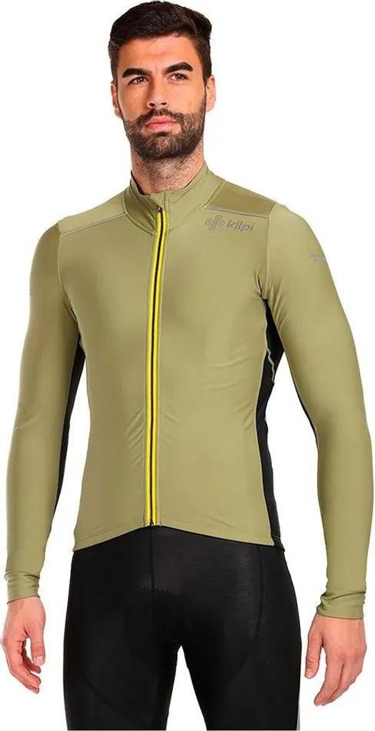 Herren-Langarm-Radtrikot Kilpi CAMPOS-M, GRÜN, Größe L Produktbild 