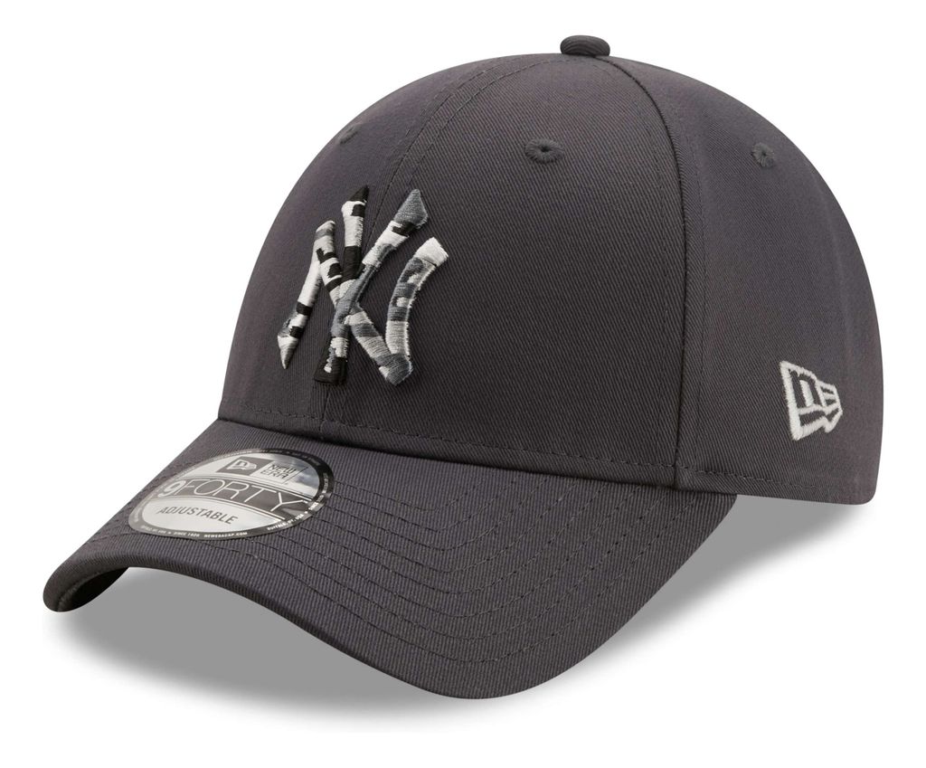 New Era 9Forty Cap MLB New York Yankees Camo Infill grey