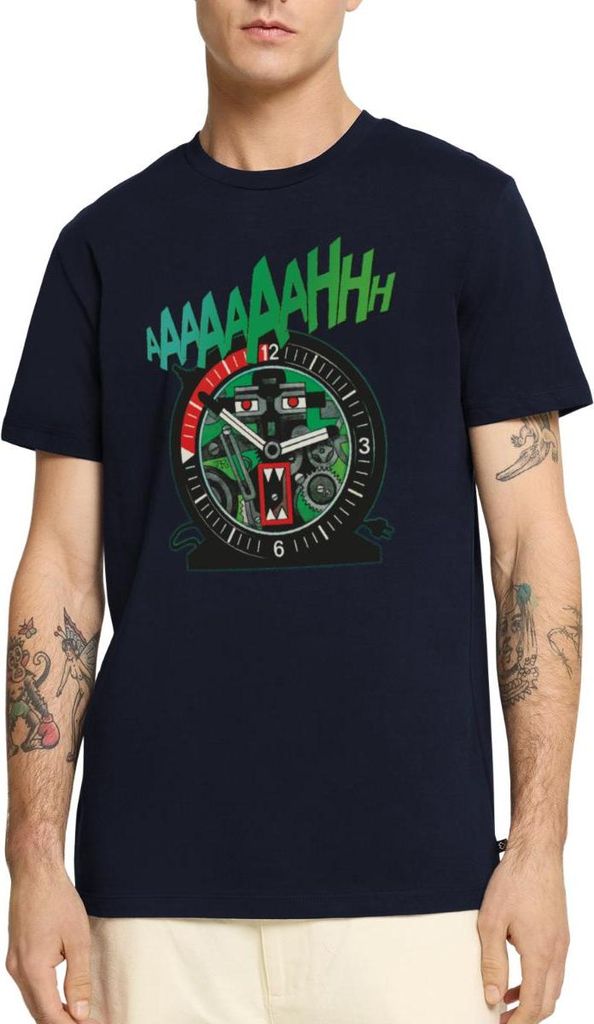 Spreadshirt Die Drei Fragezeichen Und Der Seltsame Wecker Männer Premium T-Shirt, XXL, Navy