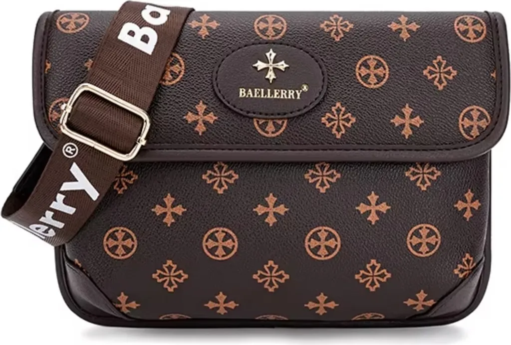 Petit Sac Banane Femme en Cuir Marron Foncé - Accessoire Mode Chic