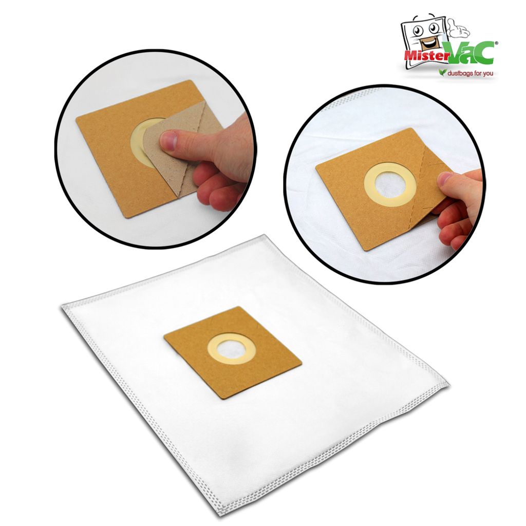 40 Staubsaugerbeutel Für Severin BC 7047 S'Power - Mehrlagiges Mikrovlies
