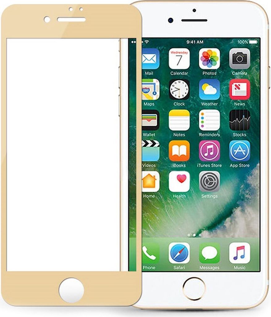 Schutzglas für Apple iPhone 8 Plus 5.5 Zoll gerundetes Glas Bildschirm Displayschutz curved