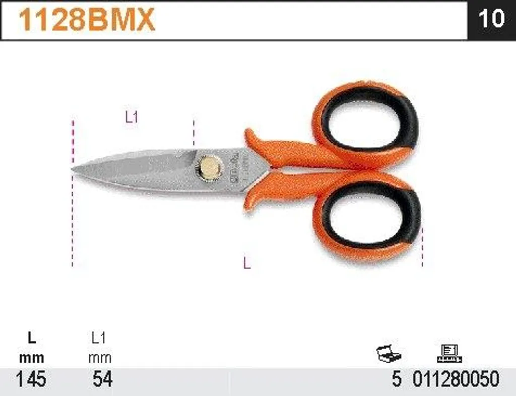 Ciseaux Beta inox à lames micro-dentées pour une coupe nette et précise