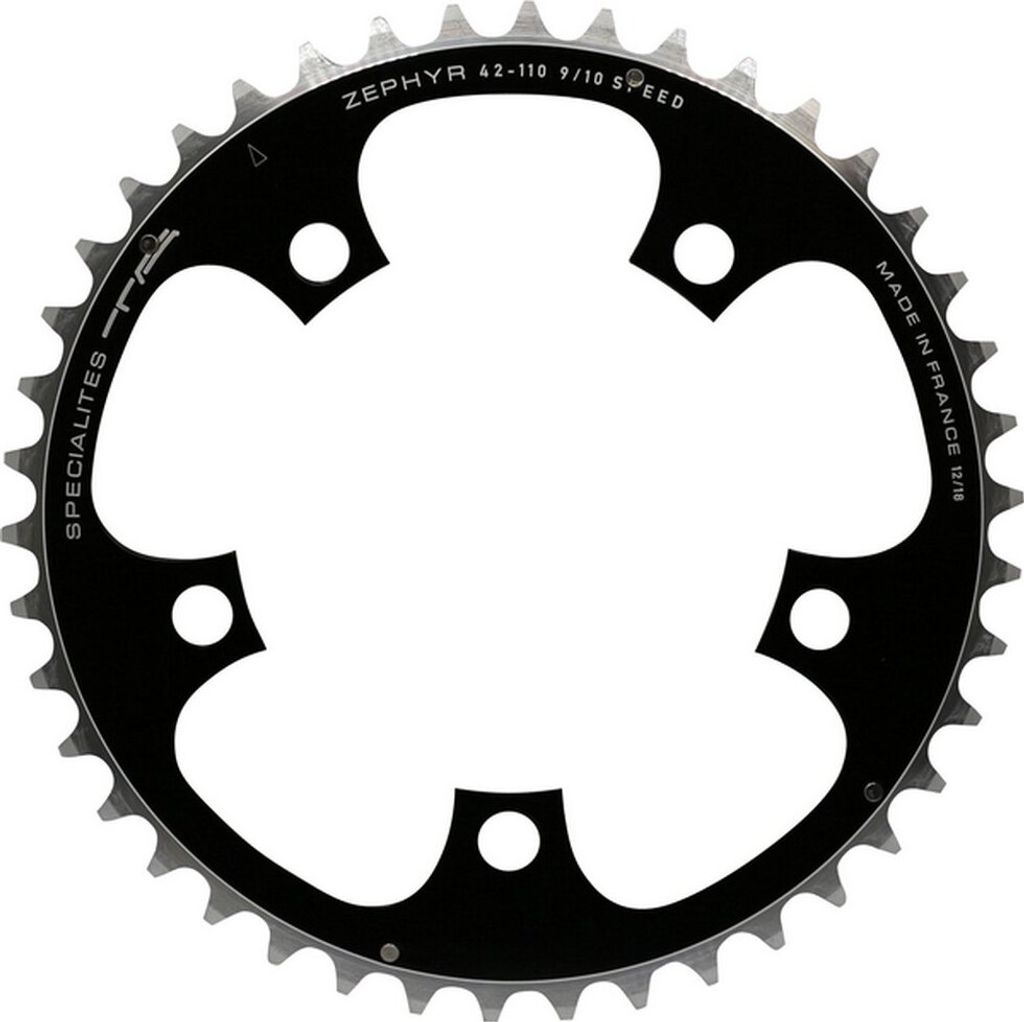 Specialites Ta Zephyr Medio Kettenblatt Schwarz 44t Schwarz 44t