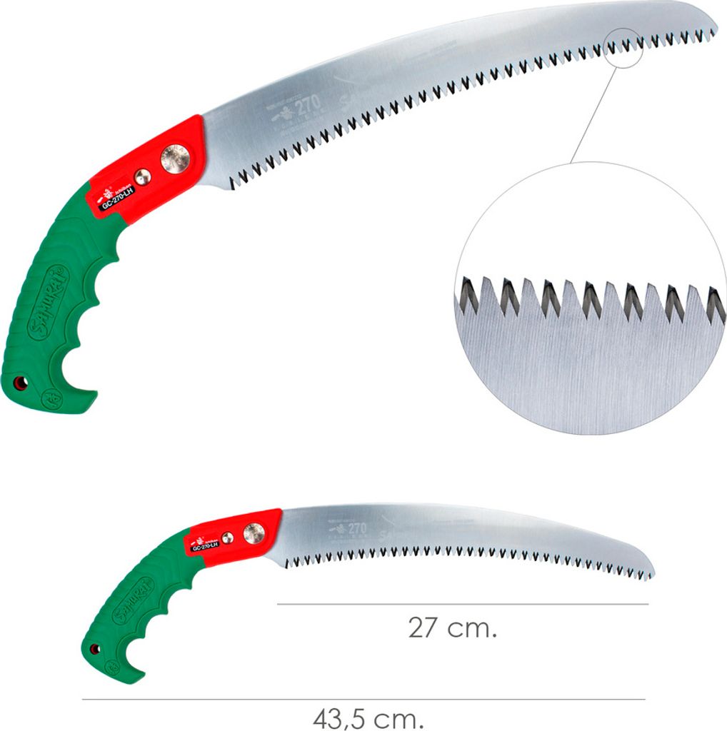 Gebogen handzaag Samurai, 270 mm. Productafbeelding 