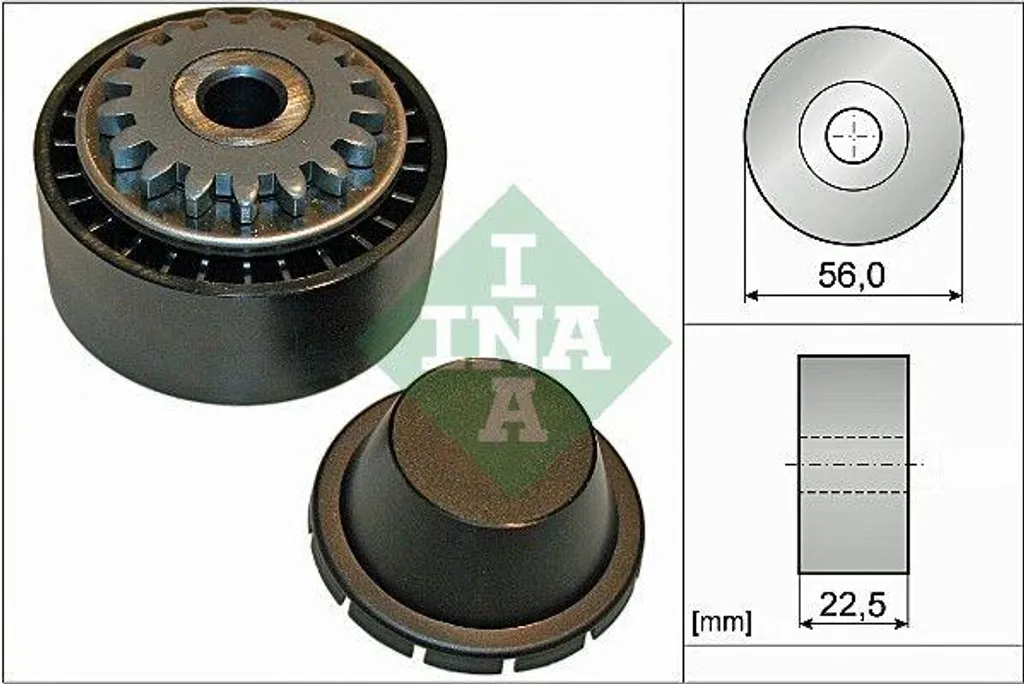 Galet Tendeur INA 531 0854 10 pour Courroie Alternateur OE 8200040155