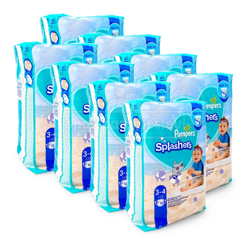 Pampers 81666483, Junge/Mädchen, 3+, Windel mit Klebeband, Produktbild 