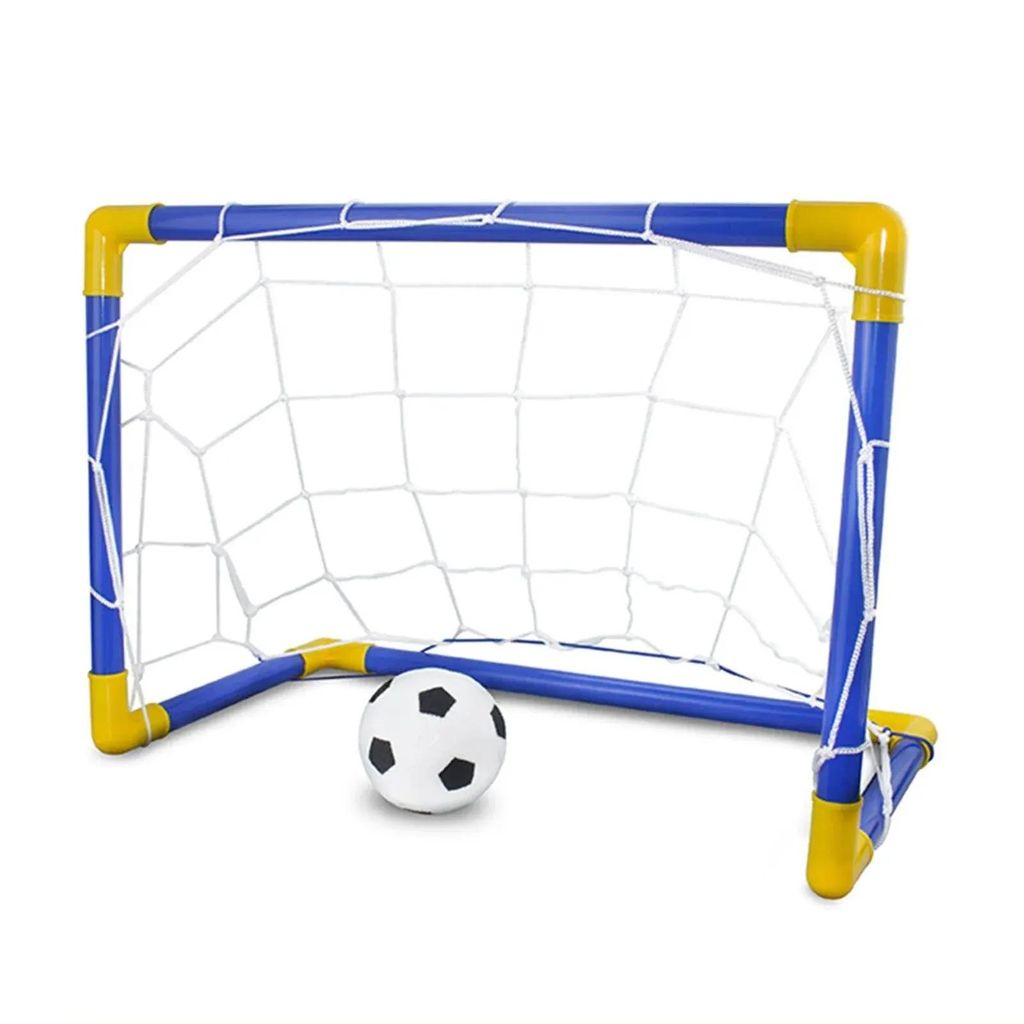 Fußballtor Mini Faltbar 45cm l Tor mit Netz Set inkl Ball