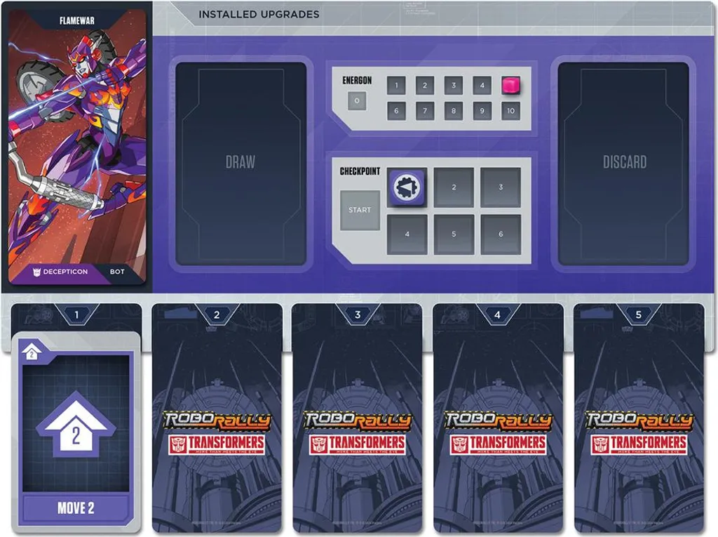 Robo Rally Transformers : Course Robotique Tactique - Édition Anglaise - 5