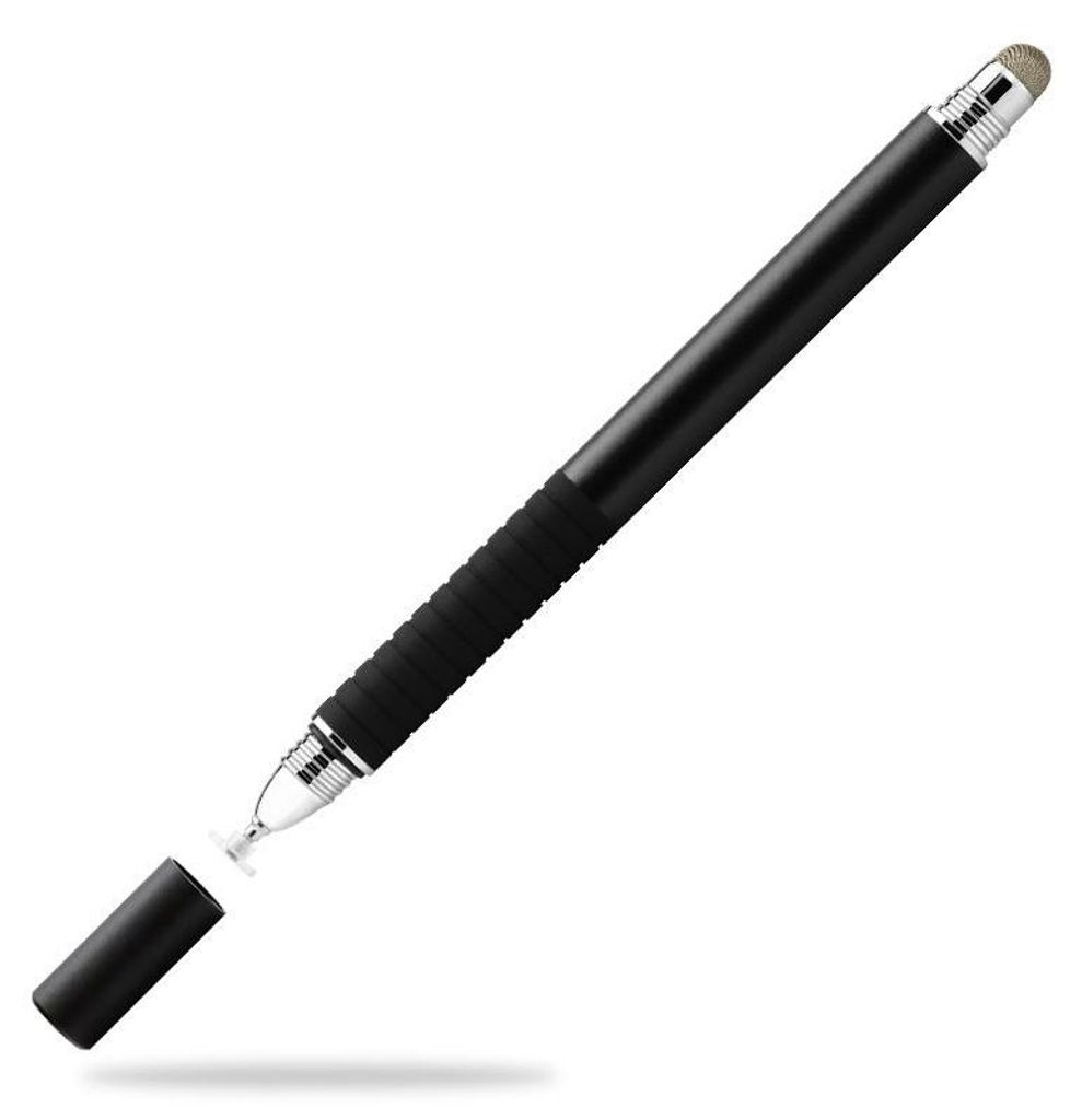 INF 2-in-1 kapazitiver Stift mit Stoffspitze & Saugnapf