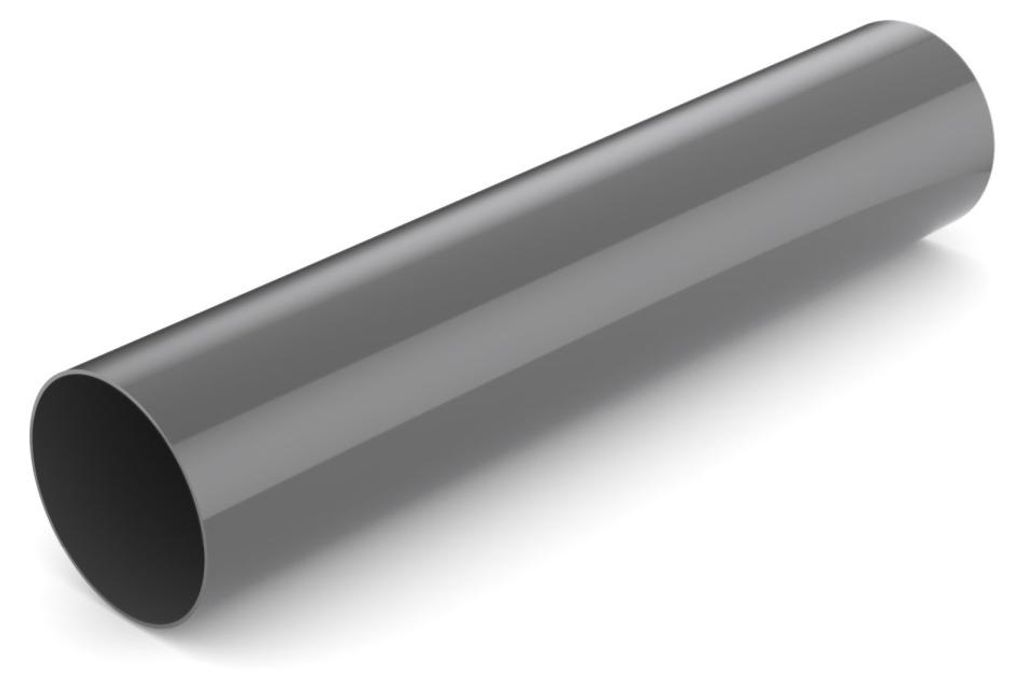 BRYZA PVC zvod bez hrdla Ø 63 mm, dĺžka 2M, antracit RAL Obrázok produktu 