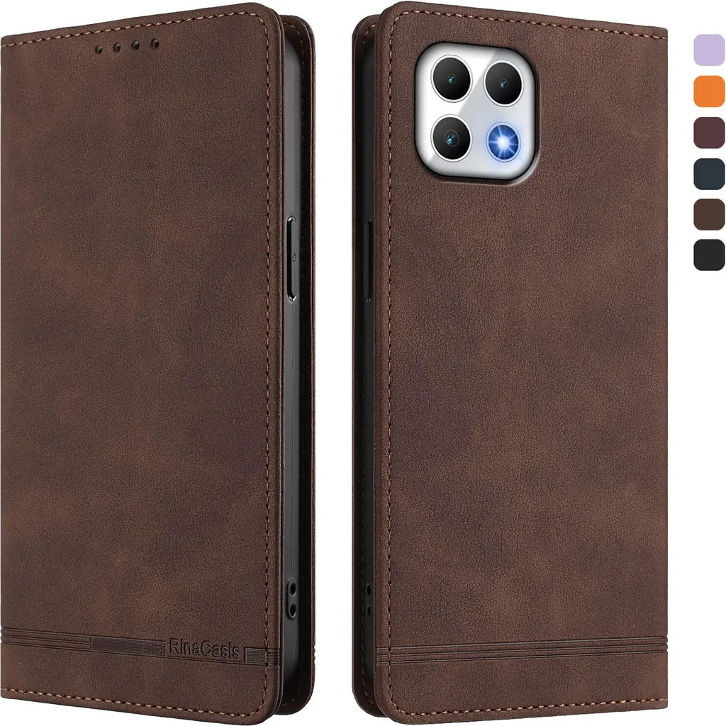Cover T-Mobile REVVL 7 Marrone Vintage: Il Portafoglio Smart & Cool