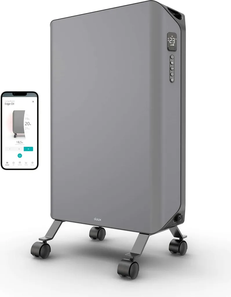 Économisez l'énergie avec le radiateur connecté Duux Edge DXOH21 2000W gris