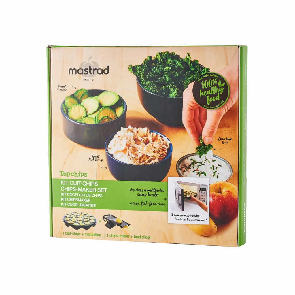 Chips trop grasses ? Optez pour le cuiseur Mastrad Top Chips et mandoline