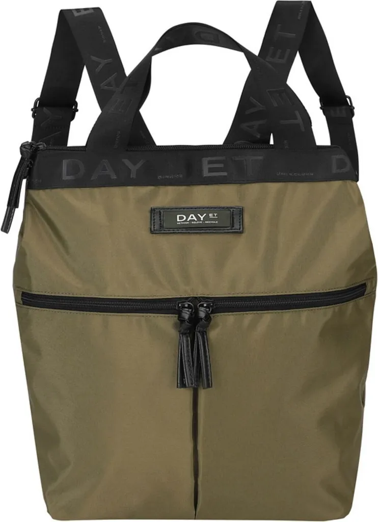 Sac à main et sac à dos 2 en 1 vert olive pour ordinateur portable 15"