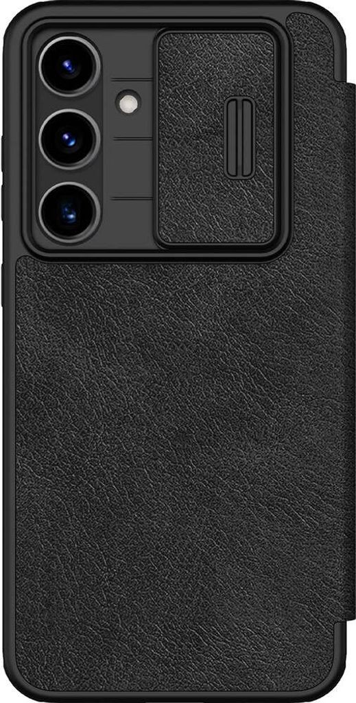 Nillkin Qin Pro Lederhülle Samsung Galaxy S24 FE schwarz