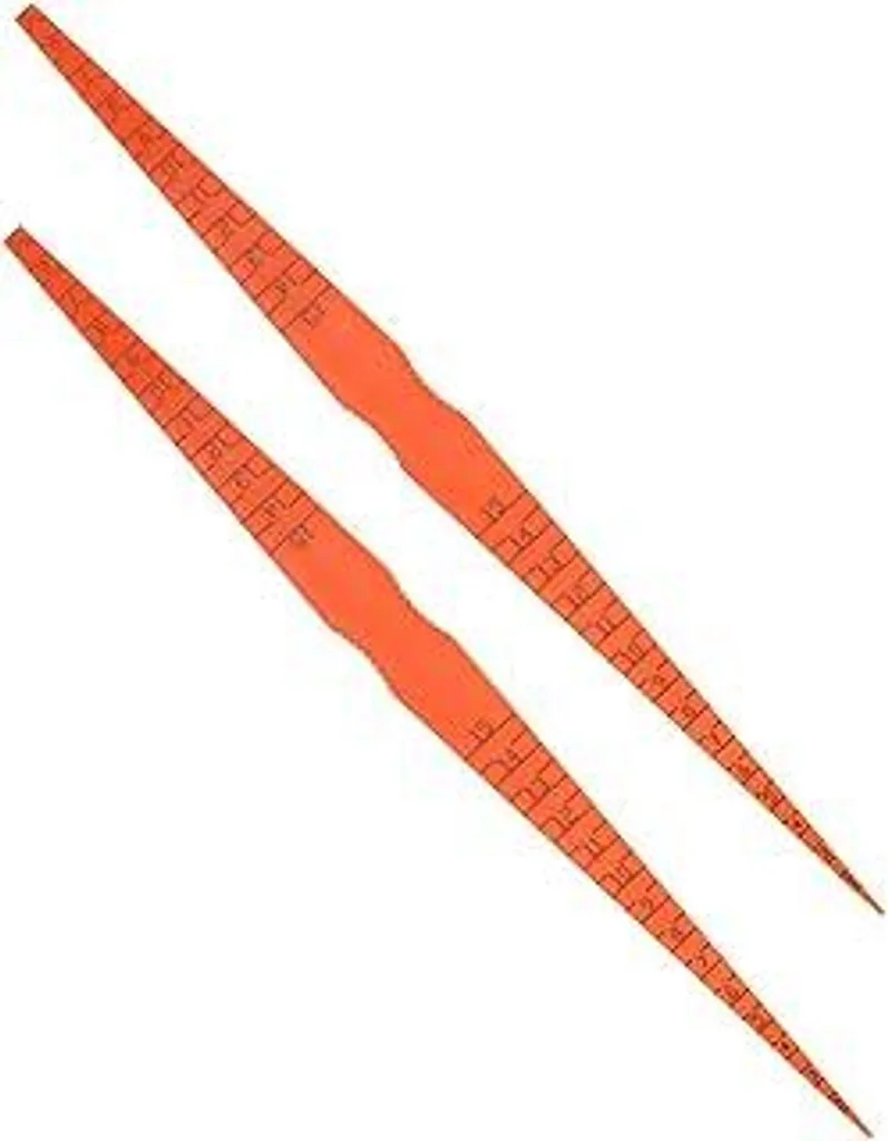 Kit 2 Pezzi Misuratore Gap Auto ibasenice Righello Plastica Robusta