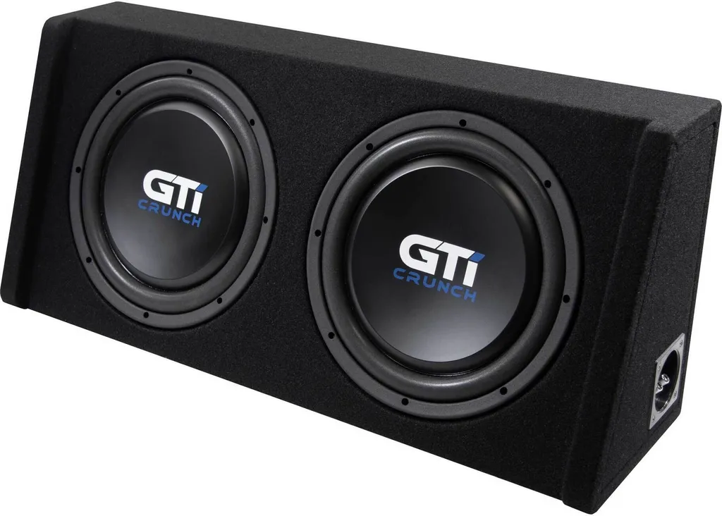 Subwoofer CRUNCH GTI300T 30cm avec Bassreflex Puissant pour Poids Lourd