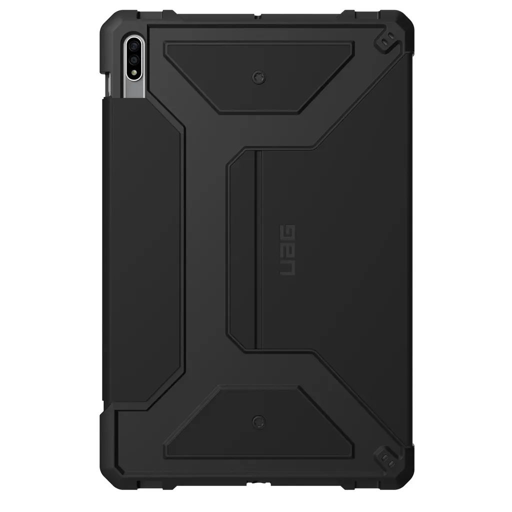 Coque Antichoc UAG Metropolis Noire pour Galaxy Tab S8+ Norme Militaire