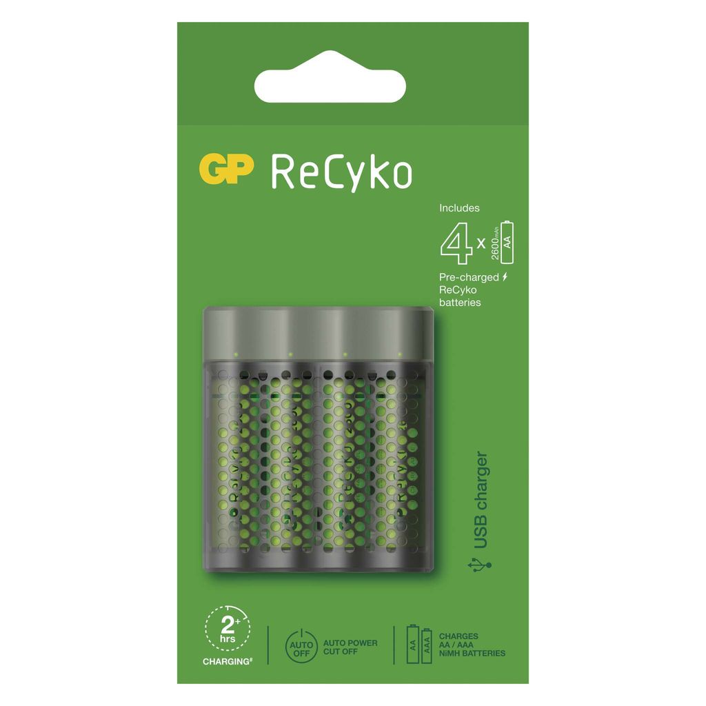 GP Nabíječka baterií Speed M451 + 4× AA ReCyko 2700, B53457 Obrázek produktu 8