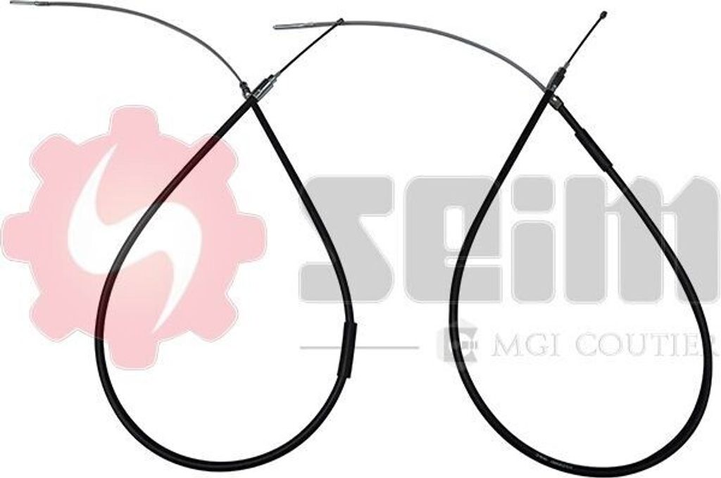 SEIM Handbremsseil Seilzug Feststellbremse für BMW 3 Limousine (E46) Hinten 805123