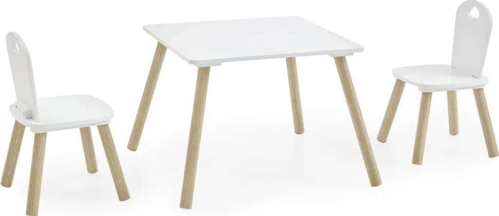 Mobilier bébé Karin design scandinave en pin naturel et finitions blanches