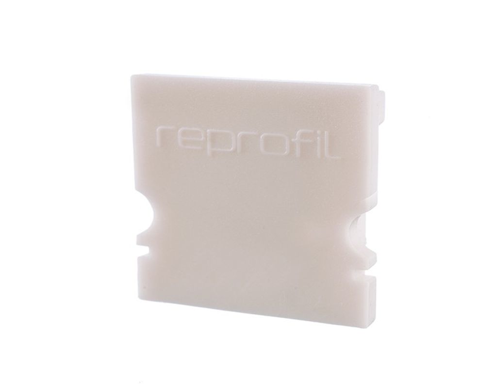 Deko-Light Profil Endkappe - Endkappe H-AU-02-15, Set 2 Stk, Kappe, Weiß, Kunststoff, Deko-Light, 1 g, 21 mm