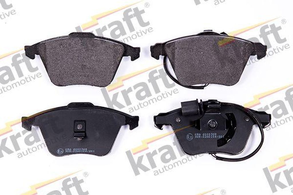 KRAFT AUTOMOTIVE 6000368 Bremsbelagsatz, Scheibenbremse OE 4B0698151Q kompatibel mit A6 4B