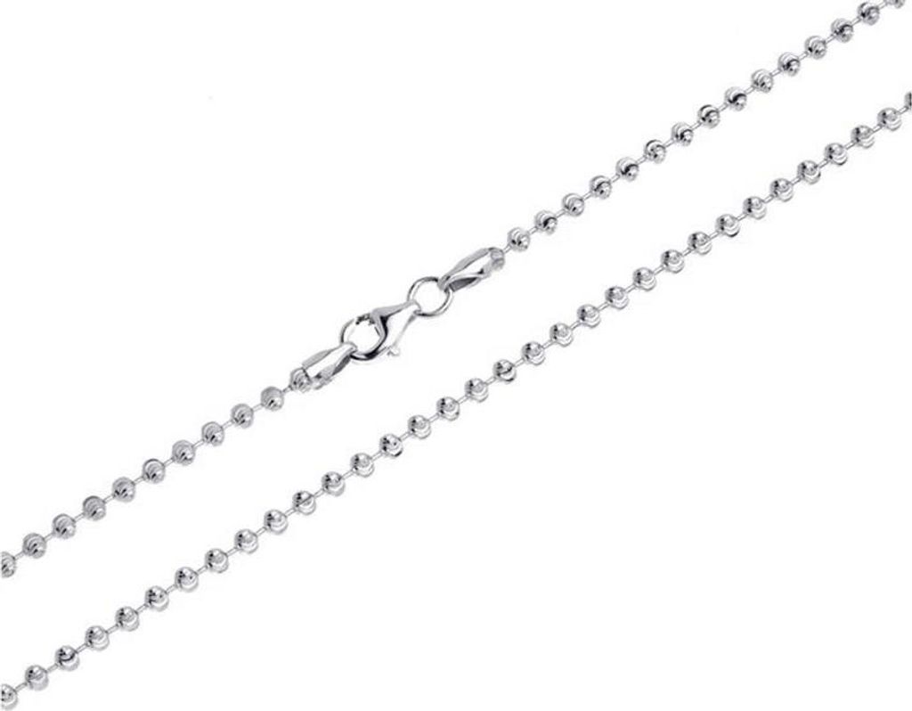 SILBERKETTEN STORE Kugelkette, geschliffen 2,5mm - 925 Produktbild 