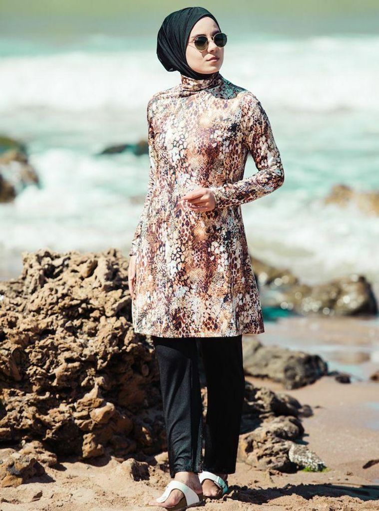 Hasema Burkini, Bademode, Hijab,Badeanzug, Tesettür Mayo, Swimwear M-847