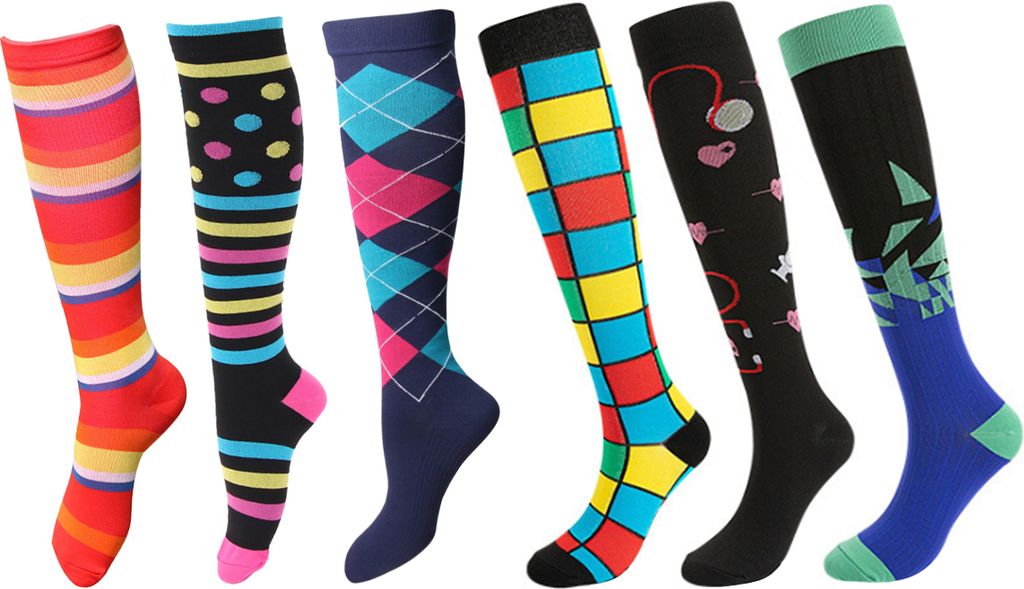 Topchances 6 Paar Socken Unisex Herren Damen Golfsport Short Crew Sportsocken Tennis Socken