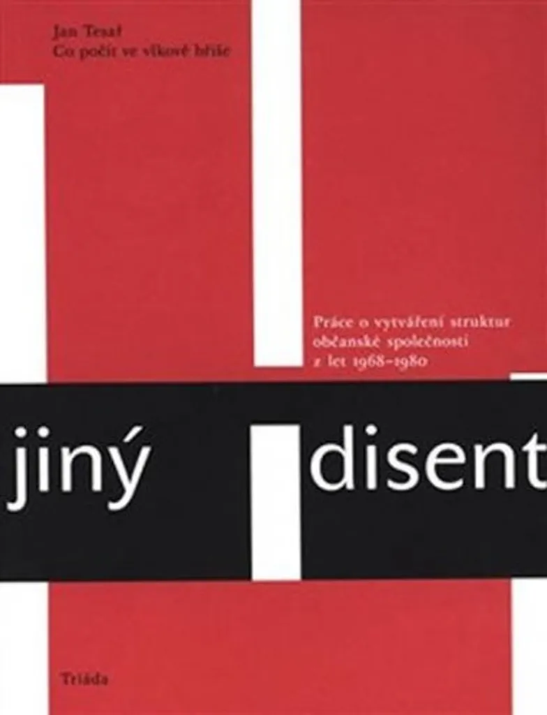 Livre d'histoire politique tchèque de Jan Tesař 1968-1980 broché