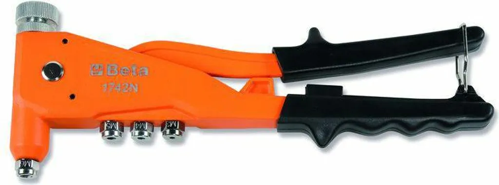 Pince à riveter professionnelle Beta 1742N pour rivets de 2,4 à 4,8 mm d'épaisseur