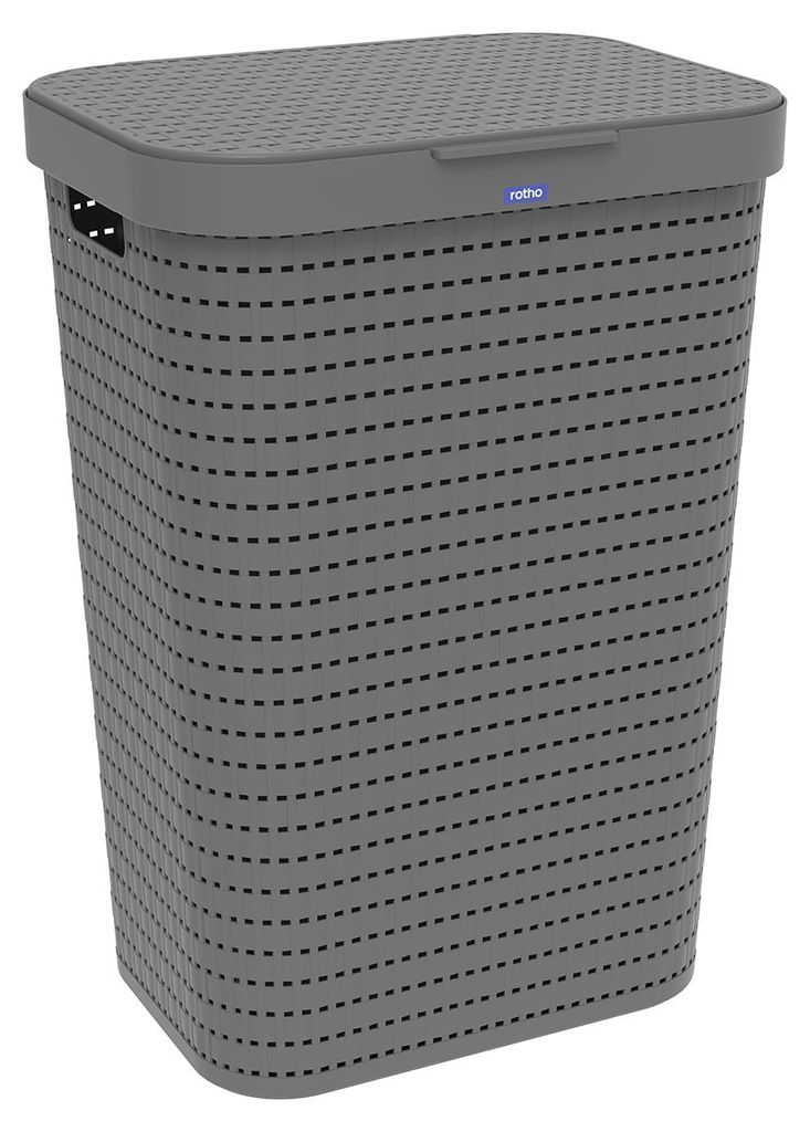 Rotho Wäschesammler 55 L Country  - Wäschekorb groß - Produktbild 