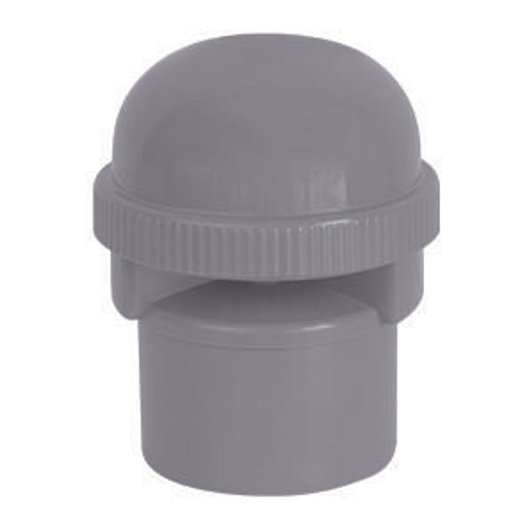 airfit Rohrbelüfter DN 40für Abflussrohr, aus PP, grau Immagine del prodotto 