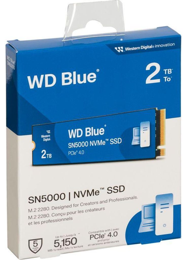 Western Digital WDS200T4B0E, 2 TB, M.2, 5150 MB/s Obrázek produktu 