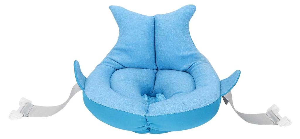 Baby Badewannensitz, Badewannenkissen, weich, sicher, atmungsaktiv, schwimmende Badematte für Neugeborene, Babysitz im Wal-Design, Farbe wählen f...