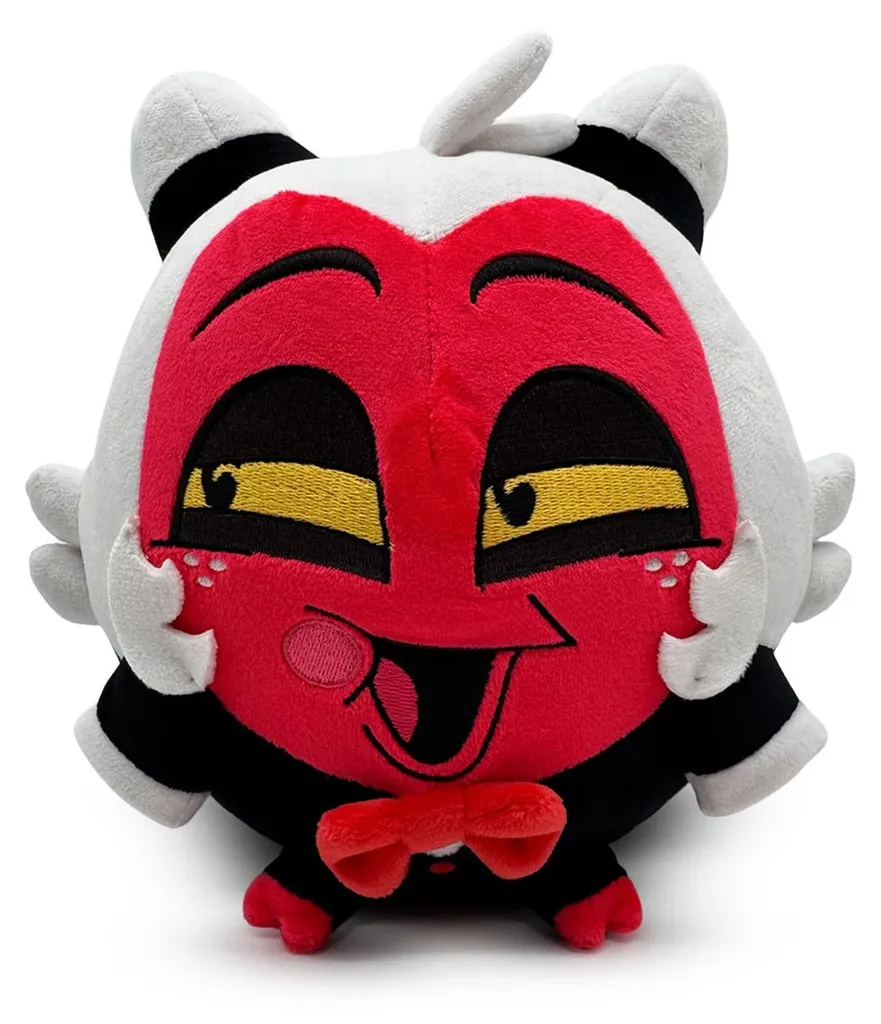 Peluche Moxxie Helluva Boss 15 cm - Idéal pour Déco Bureau et Cadeau Fan